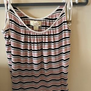 Anthropologie Tank Beaded Straps Womens Small